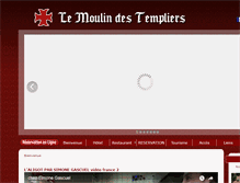 Tablet Screenshot of lemoulindestempliers.com